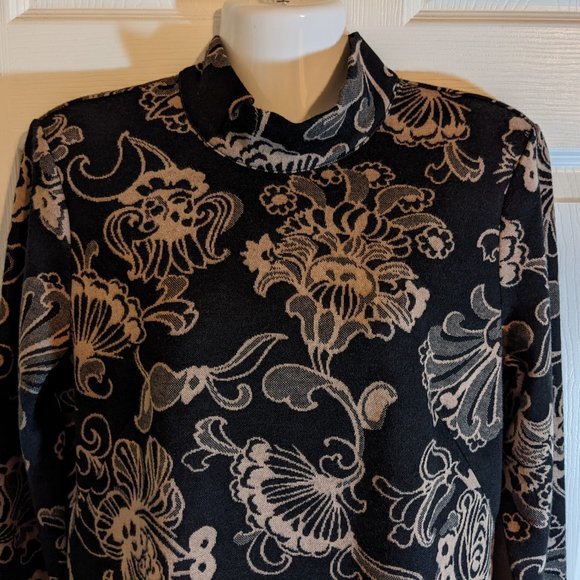 Anthropologie "Sample" One of a Kind/Not Released Black Floral Cut-Out Dress - S - Picture 2 of 11